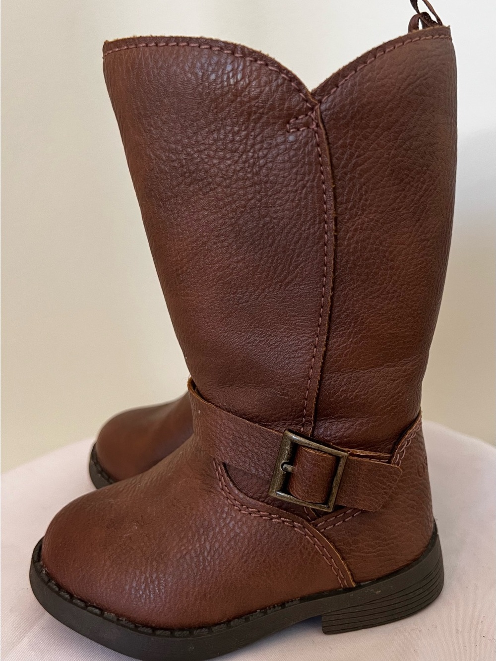 OshKosh B'gosh Toddler Girls Lumi Mid-Calf Riding Boots - Brown